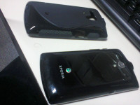 Black Sony Xperia neo L