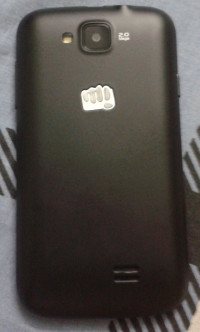 Black Micromax Canvas Fun A63