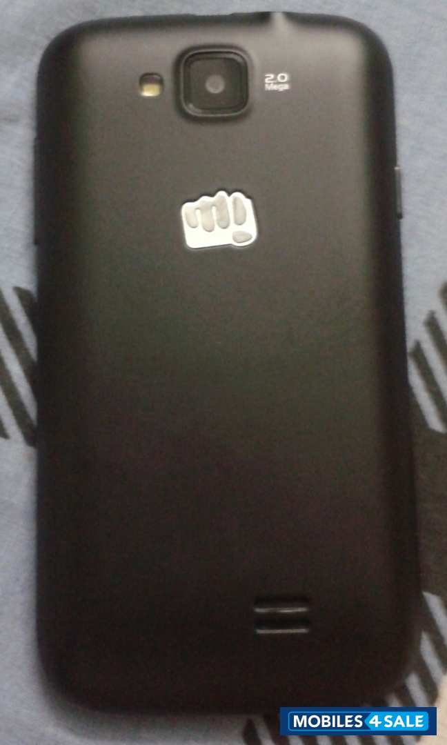 Black Micromax Canvas Fun A63