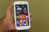 White Micromax Canvas 2 A110