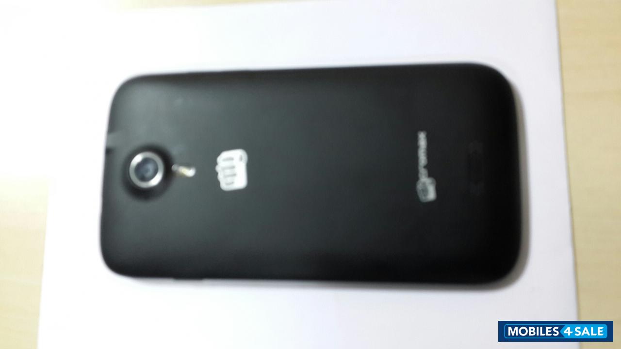 Black Micromax Canvas HD A116