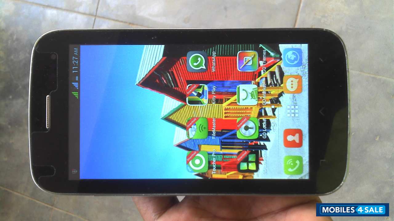 Black Micromax Canvas 2 A110