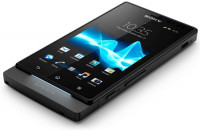 Black Sony Xperia sola