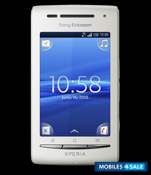 White Sony Xperia X8