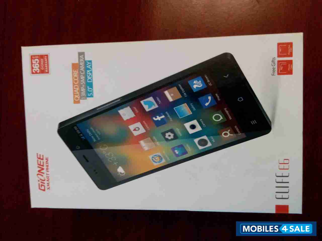 Black Gionee Elife E6