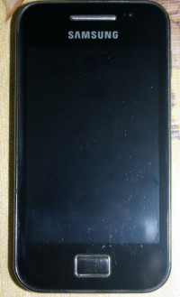 Black Samsung Galaxy Ace