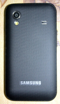 Black Samsung Galaxy Ace