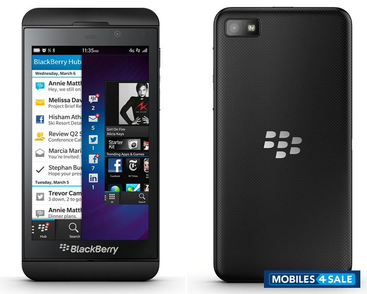 Black BlackBerry Z10