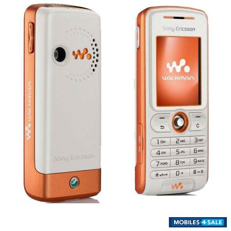 White And Orange Sony Ericsson W200