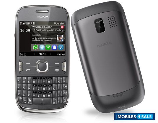 Black Nokia Asha 302