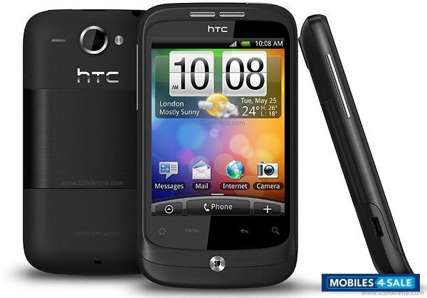 Black HTC Wildfire