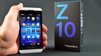 White BlackBerry Z10