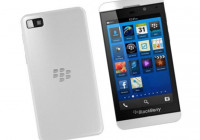 White BlackBerry Z10