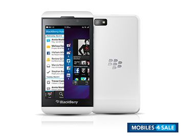 White BlackBerry Z10