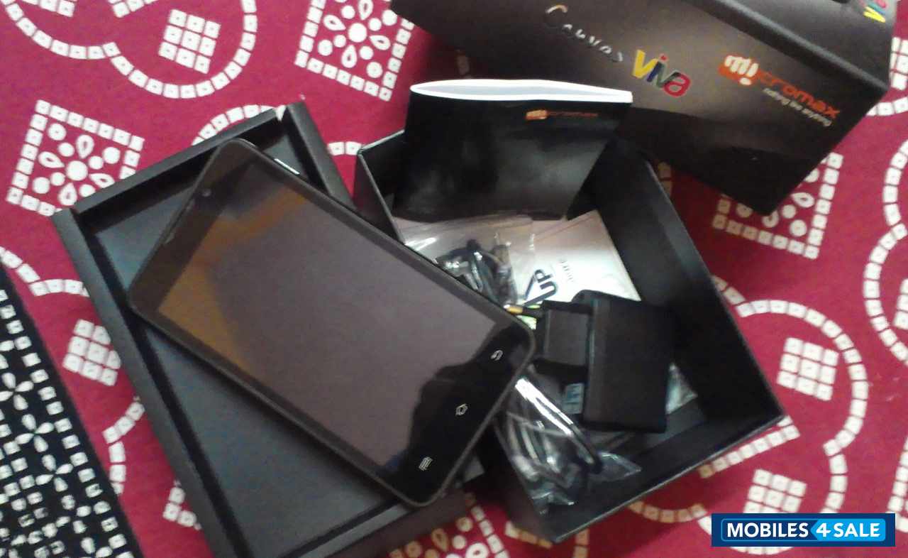 Black Micromax Canvas Viva A72