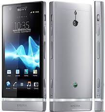 Silver Sony Xperia P