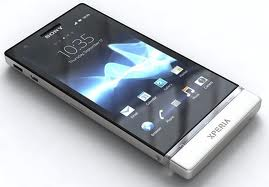 Silver Sony Xperia P