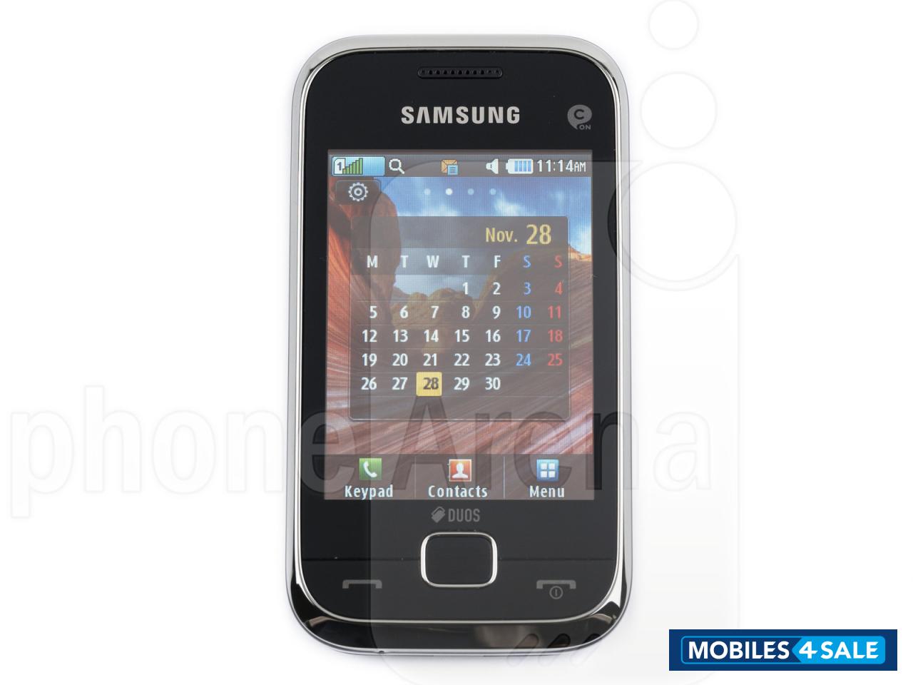 Black Samsung Champ Deluxe Duos C3312