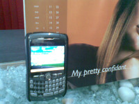 Black BlackBerry Curve 8300