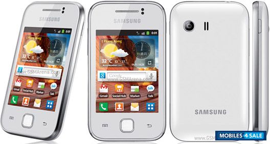 White Samsung Galaxy Y