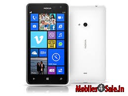 White Nokia Lumia 625