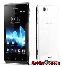 White Sony Xperia J