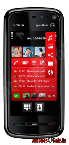 Black Nokia XpressMusic 5800