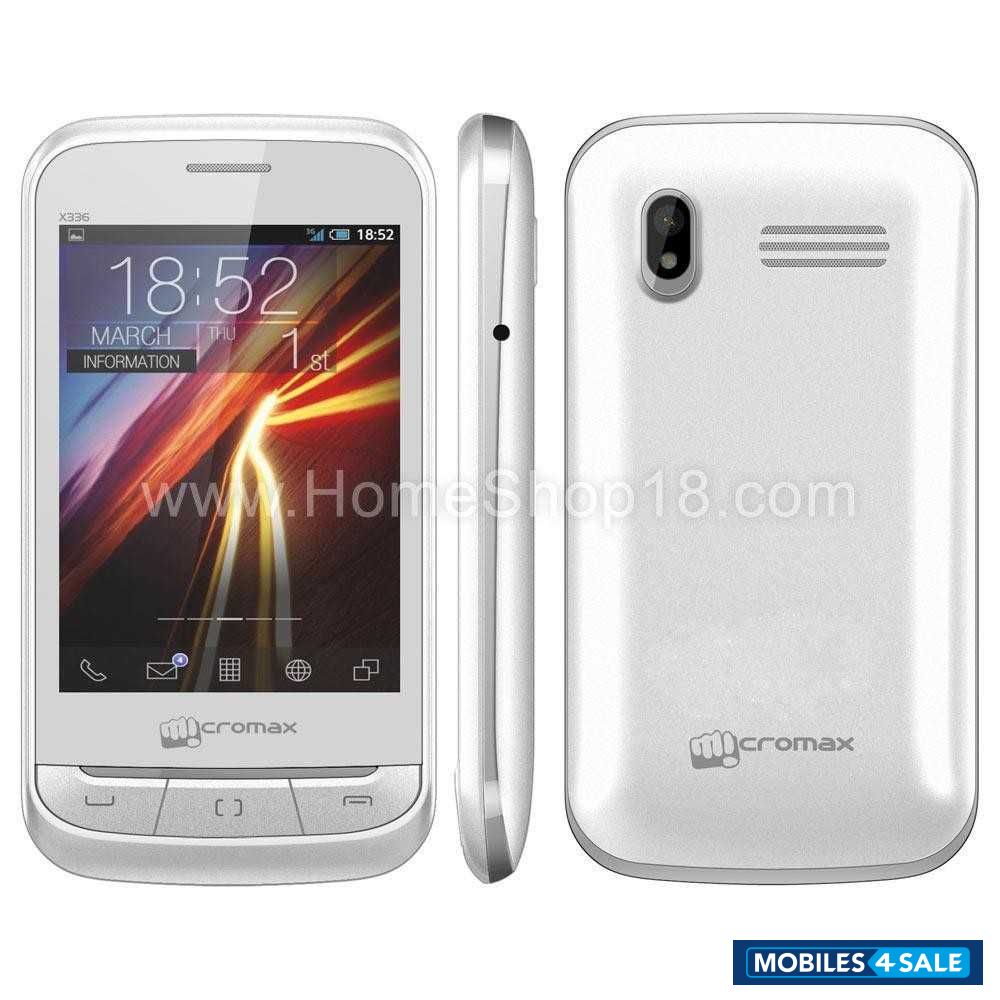 White Micromax X336