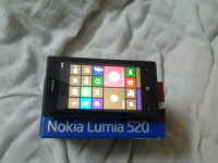 Black Nokia Lumia 520