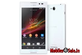 White Sony Xperia C