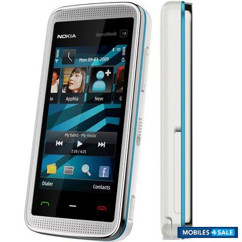 White Nokia XpressMusic 5530