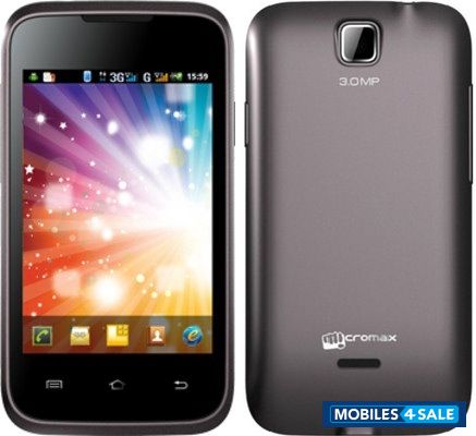 Silver Micromax A54