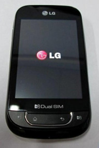 Black LG Optimus Net Dual