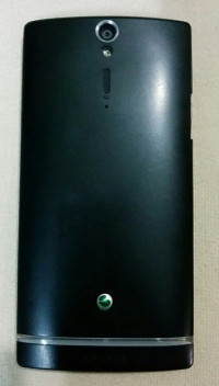 Black Sony Xperia S