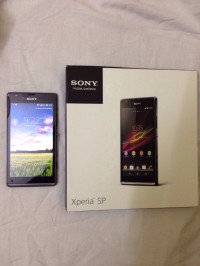 Black Sony Xperia SP