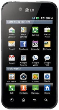 Black LG Optimus Black