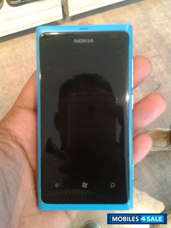 Blue Nokia Lumia 800