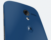 Blue Motorola MOTO X