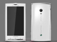 White Sony Ericsson Xperia X10