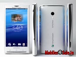 White Sony Ericsson Xperia X10