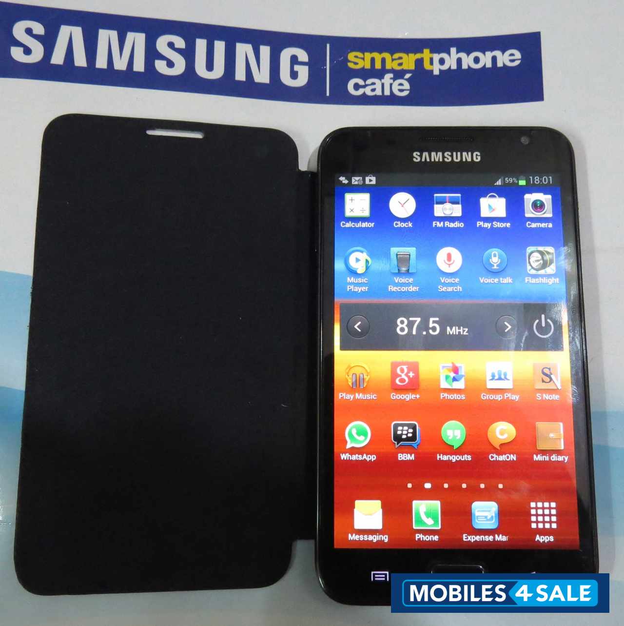 Black Samsung Galaxy Note