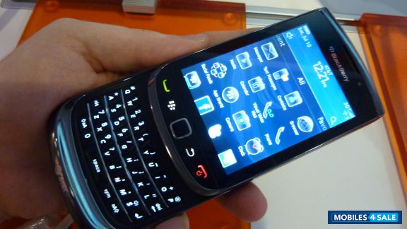 Black BlackBerry Torch 9800