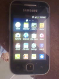 Silver Samsung Galaxy Y