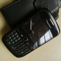 Black BlackBerry Curve 8520