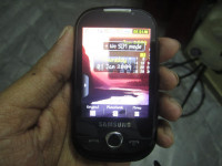 Black Samsung Corby Touch