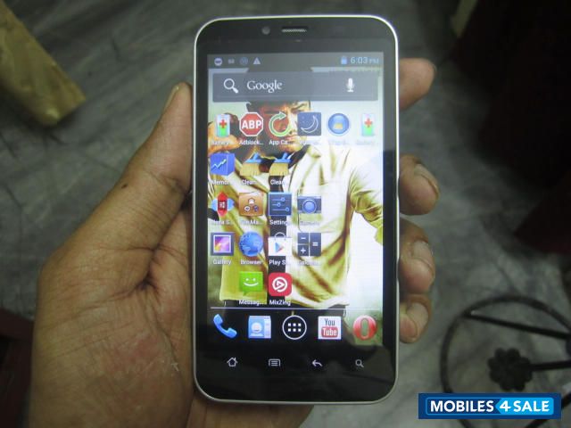 Black And Silver Karbonn A18 Plus