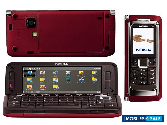 Red Nokia E90 Communicator