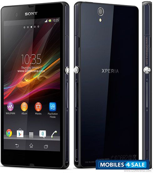 Black Sony Xperia Z