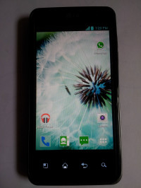 Black LG Optimus 2X