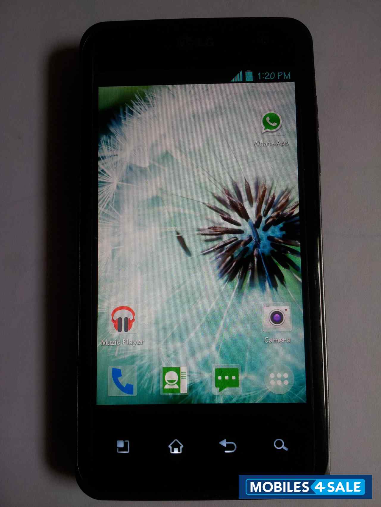 Black LG Optimus 2X